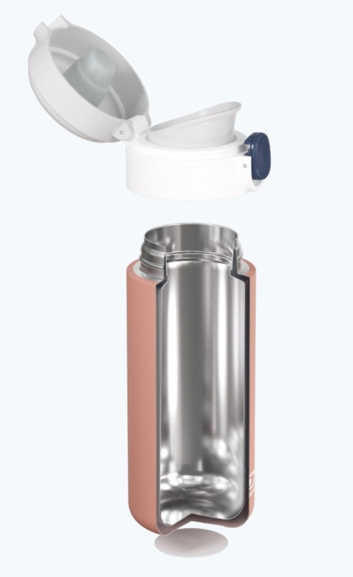 Kubek termiczny Monbento Pop – idealny do szkoły, pracy i na trening. Lekki, szczelny, bez BPA, z izolacją próżniową do 12 godzin, kolor: różowy