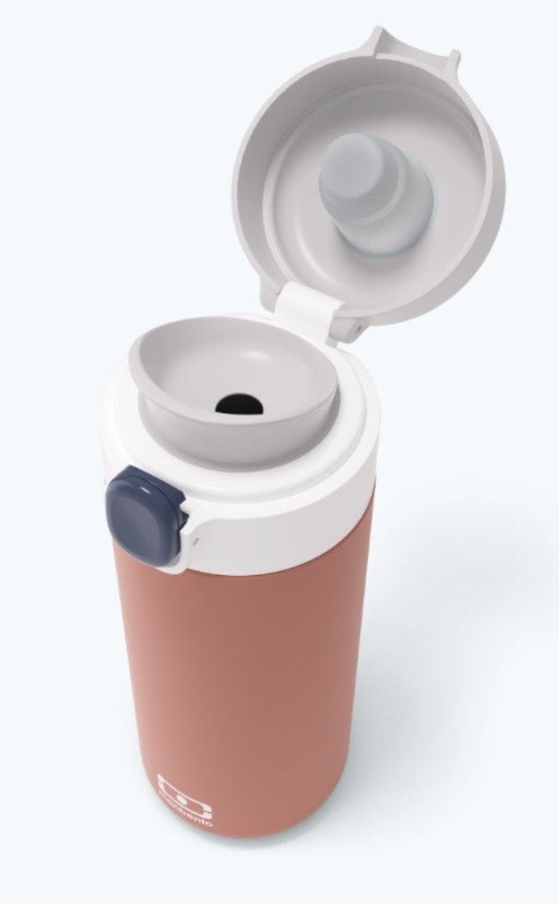 Kubek termiczny Monbento Pop – idealny do szkoły, pracy i na trening. Lekki, szczelny, bez BPA, z izolacją próżniową do 12 godzin, kolor: różowy