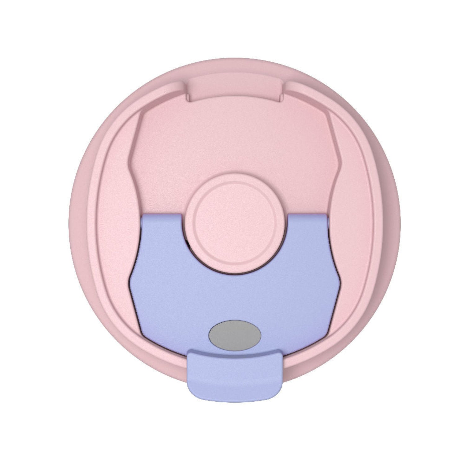 Cool Bottles Paradise Mykonos – kompaktowy, szczelny kubek termiczny bez BPA, z antypoślizgowym wykończeniem, kolor: fioletowy