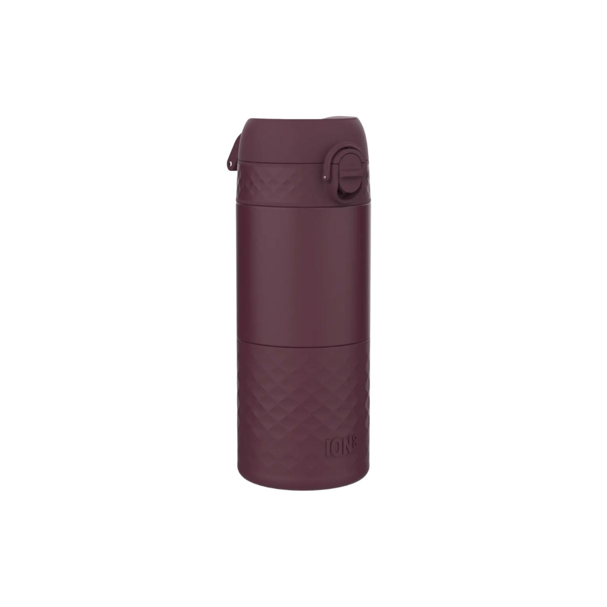 Kubek termiczny Ion8 Travel Mug, fioletowy, 360 ml – lekki, szczelny, ekologiczny, podwójna izolacja, z blokadą