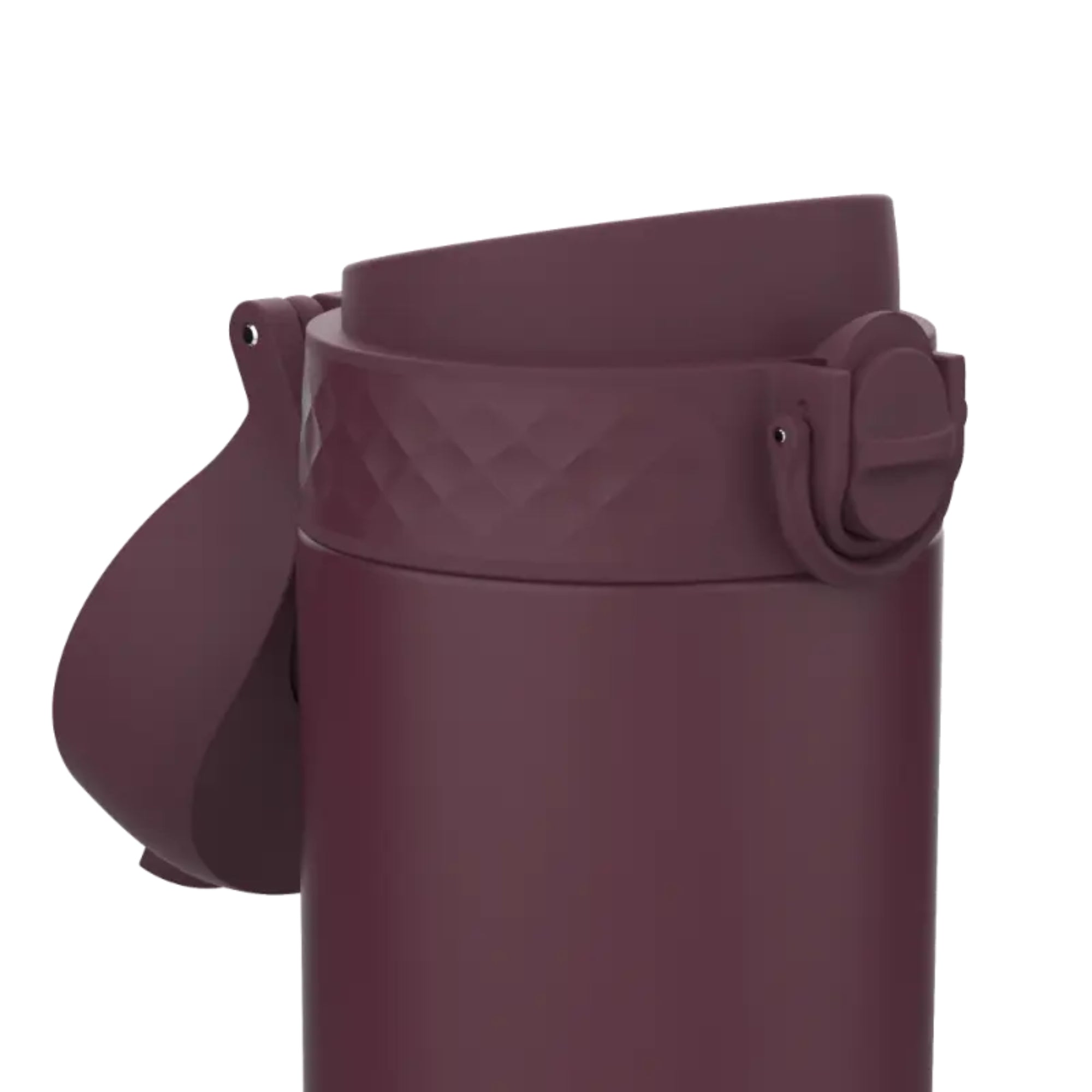 Kubek termiczny Ion8 Travel Mug, fioletowy, 360 ml – lekki, szczelny, ekologiczny, podwójna izolacja, z blokadą