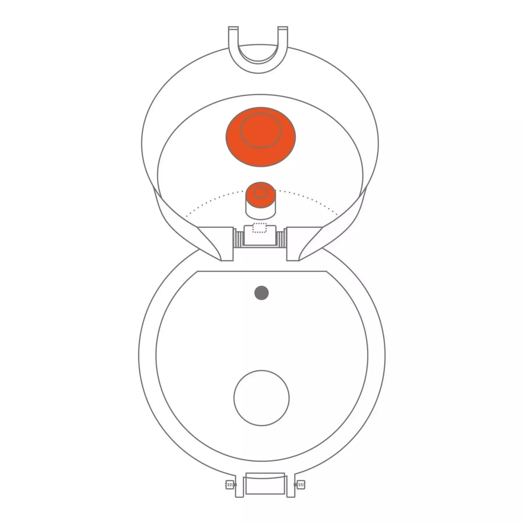 Kubek termiczny ION8 Travel Mug - 360ml, uszczelki