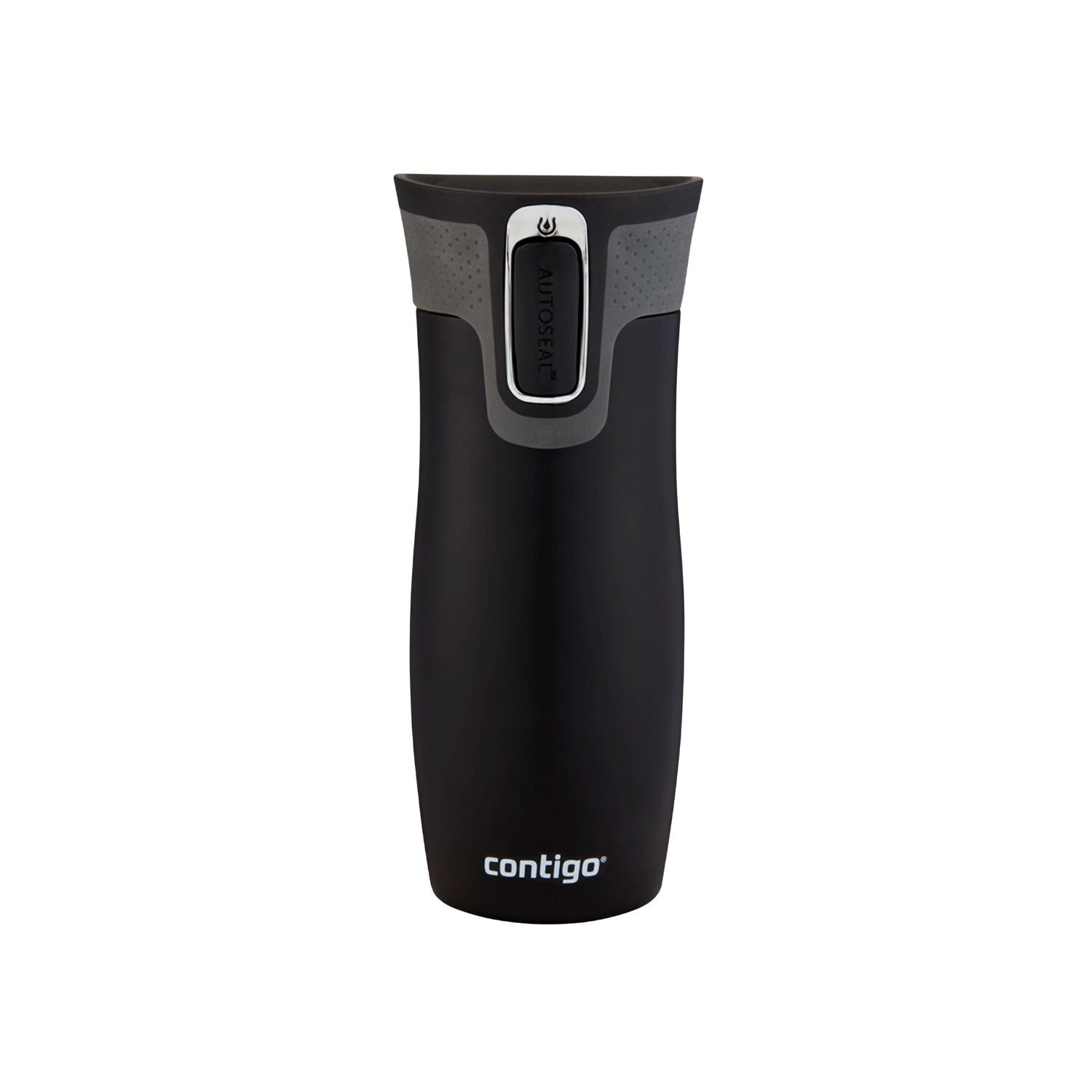 Kubek termiczny Contigo West Loop 470 ml – 100% szczelny, utrzymuje ciepło do 5 h i zimno do 12 h, idealny w podróży, kolor: czarny