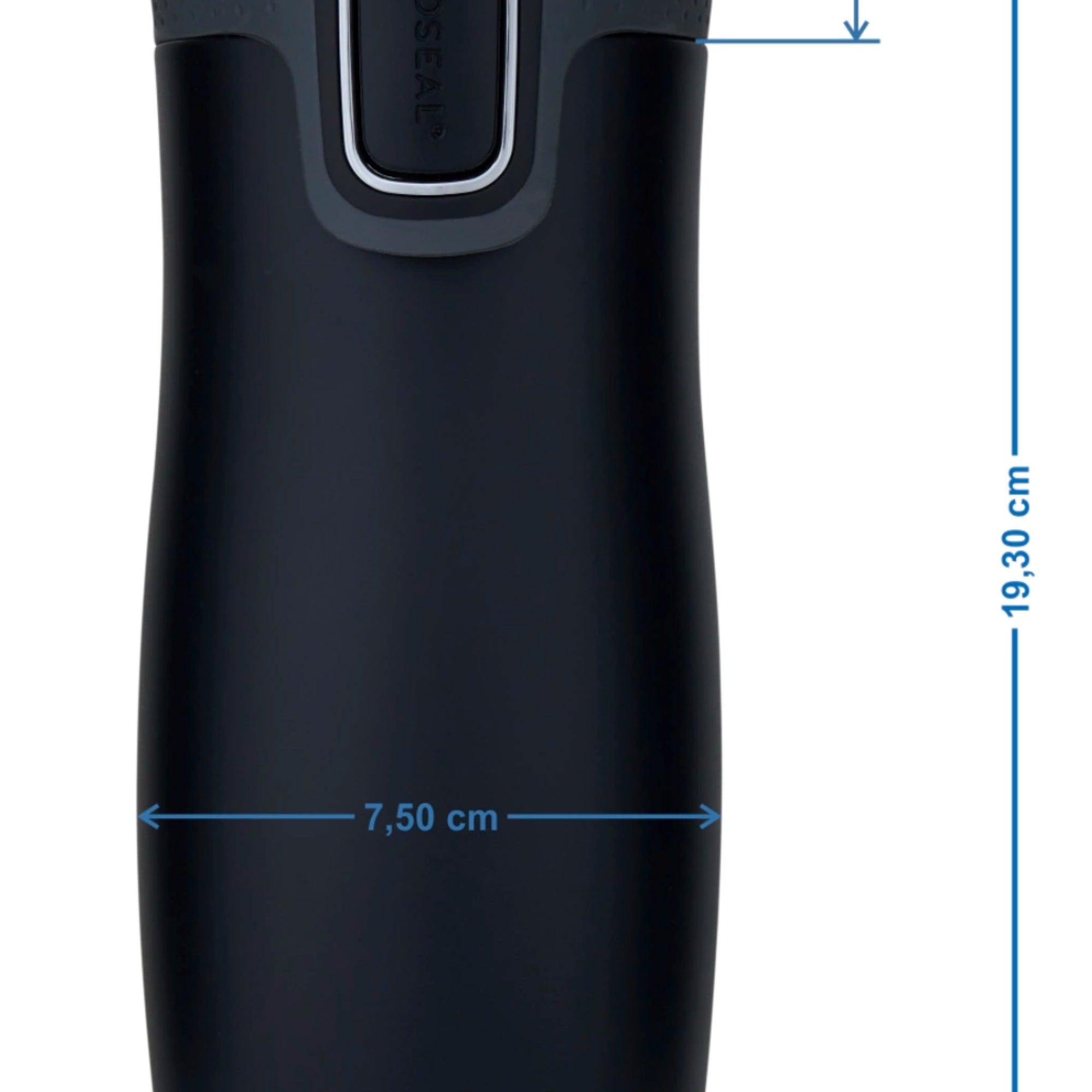 Kubek termiczny Contigo West Loop 470 ml – 100% szczelny, utrzymuje ciepło do 5 h i zimno do 12 h, idealny w podróży, kolor: malinowy