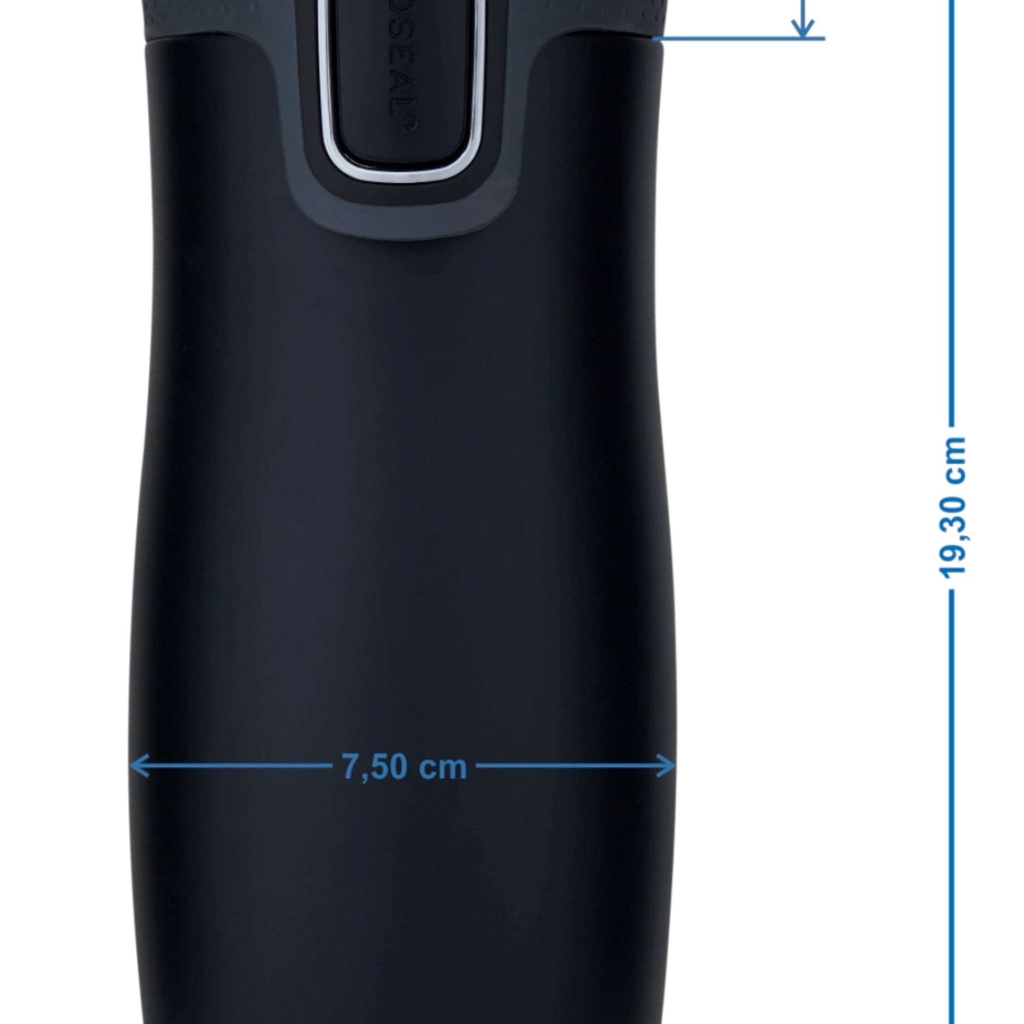 Kubek termiczny Contigo West Loop 470 ml – 100% szczelny, utrzymuje ciepło do 5 h i zimno do 12 h, idealny w podróży, kolor: czerwony