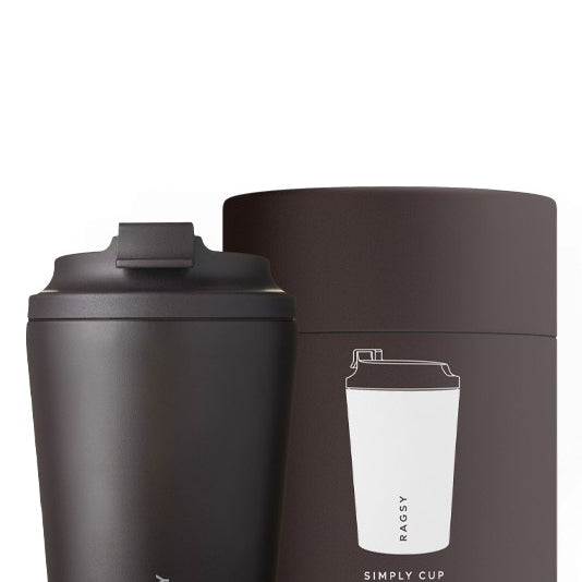 Brązowy kubek termiczny Ragsy Simply Cup 340 ml kolor czekoladowy