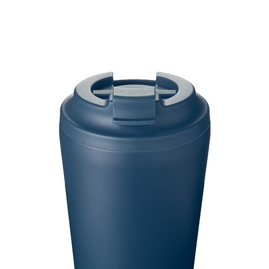 Ragsy Simply Cup Ink Blue – szczelny kubek na kawę z ceramiką w środku