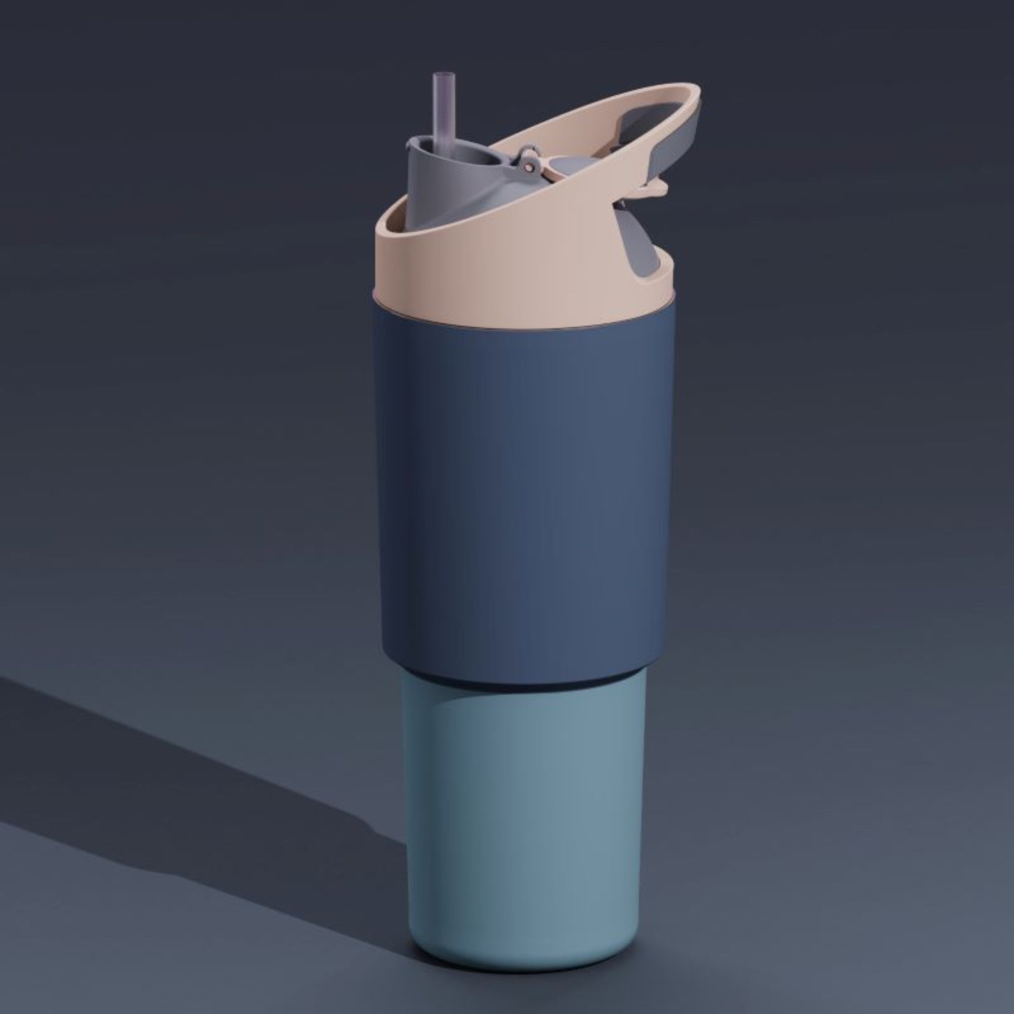 Asobu Cosmic 960 ml Pastel Blue – lekki, szczelny kubek termiczny z ergonomicznym kształtem i powłoką Puramic.