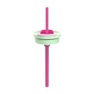Kambukka Rio Bubblegum Mint – kubek termiczny 950 ml, stal 18/8, chłód 24 h, picie klasyczne lub przez słomkę, szczelny, pasuje do uchwytów auta, kolor: różowy