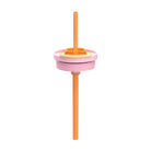 Kambukka Rio Pink Papaya – kubek termiczny 950 ml, stal 18/8, chłód 24 h, picie klasyczne lub przez słomkę, szczelny, pasuje do uchwytów auta, kolor: czerwony