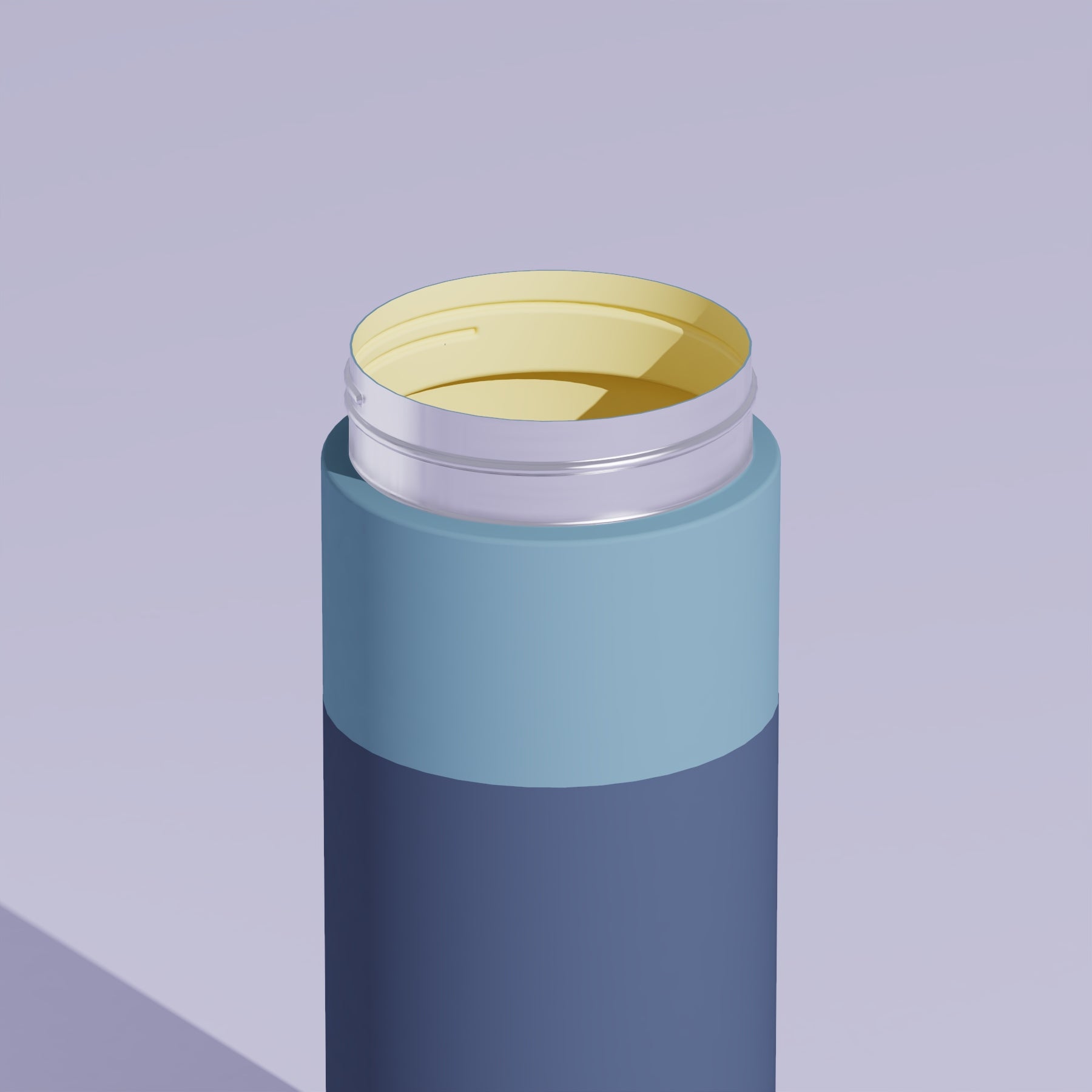 Kubek termiczny Asobu Aspen Pastel Blue - ze słomką i ustnikiem, stal nierdzewna, 100% szczelny, dopasowany do uchwytów samochodowych, kolor: niebieski