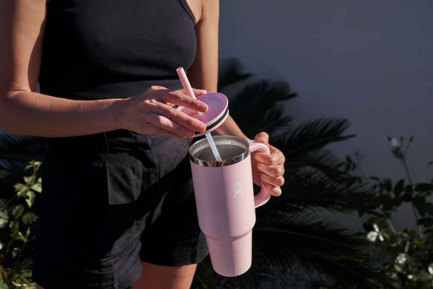 Kubek termiczny ze słomką Hydro Flask Trillium 1,1 l – podwójne ścianki, utrzymanie temperatury, antypoślizgowa powłoka i wygodny uchwyt, kolor: różowy