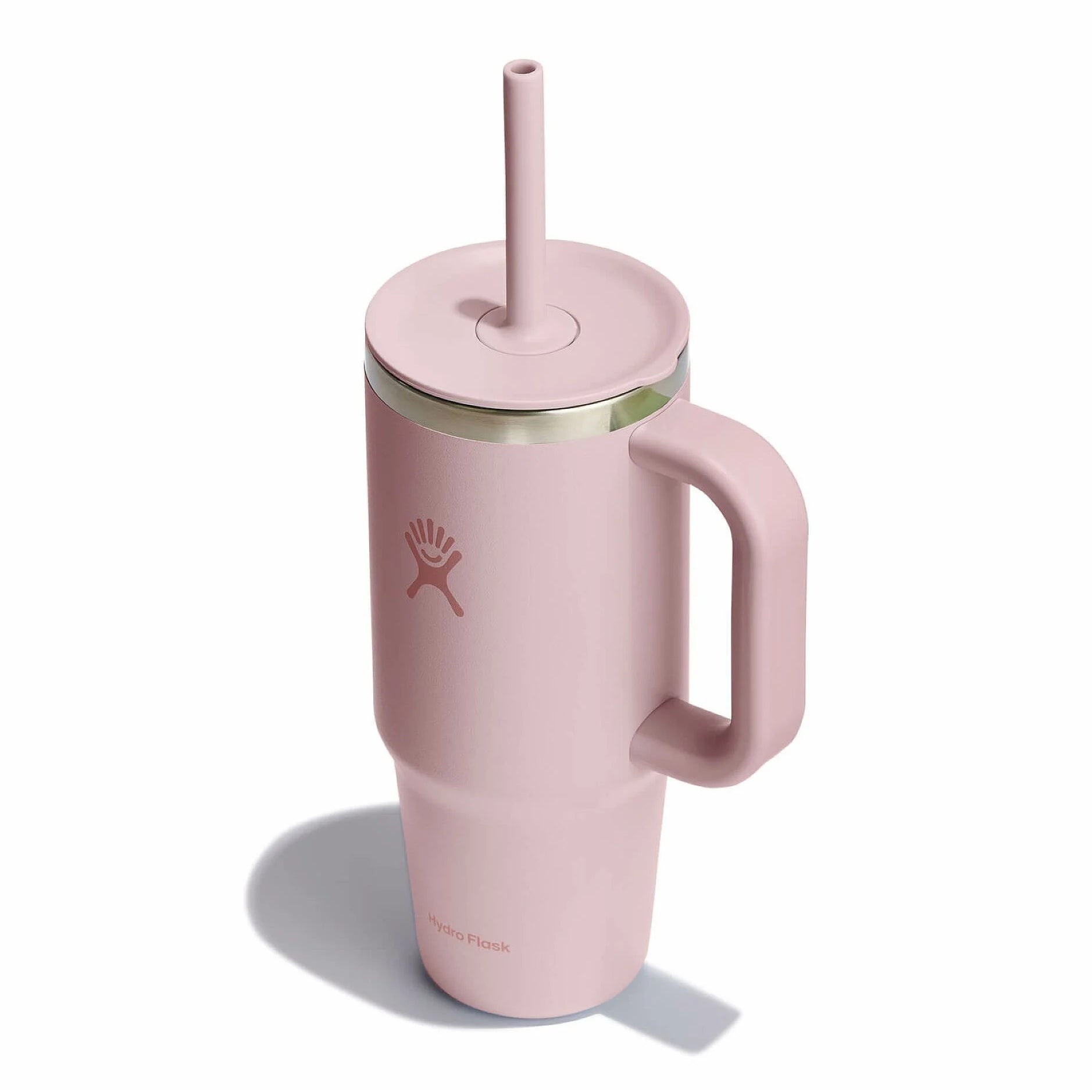 Kubek termiczny ze słomką Hydro Flask Trillium 710 ml – podwójne ścianki, utrzymanie temperatury, antypoślizgowa powłoka i wygodny uchwy, kolor: różowy
