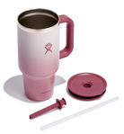 Kubek termiczny ze słomką Hydro Flask Bayberry Ombre 900 ml – podwójne ścianki, utrzymanie temperatury, antypoślizgowa powłoka i wygodny uchwyt, kolor: różowy