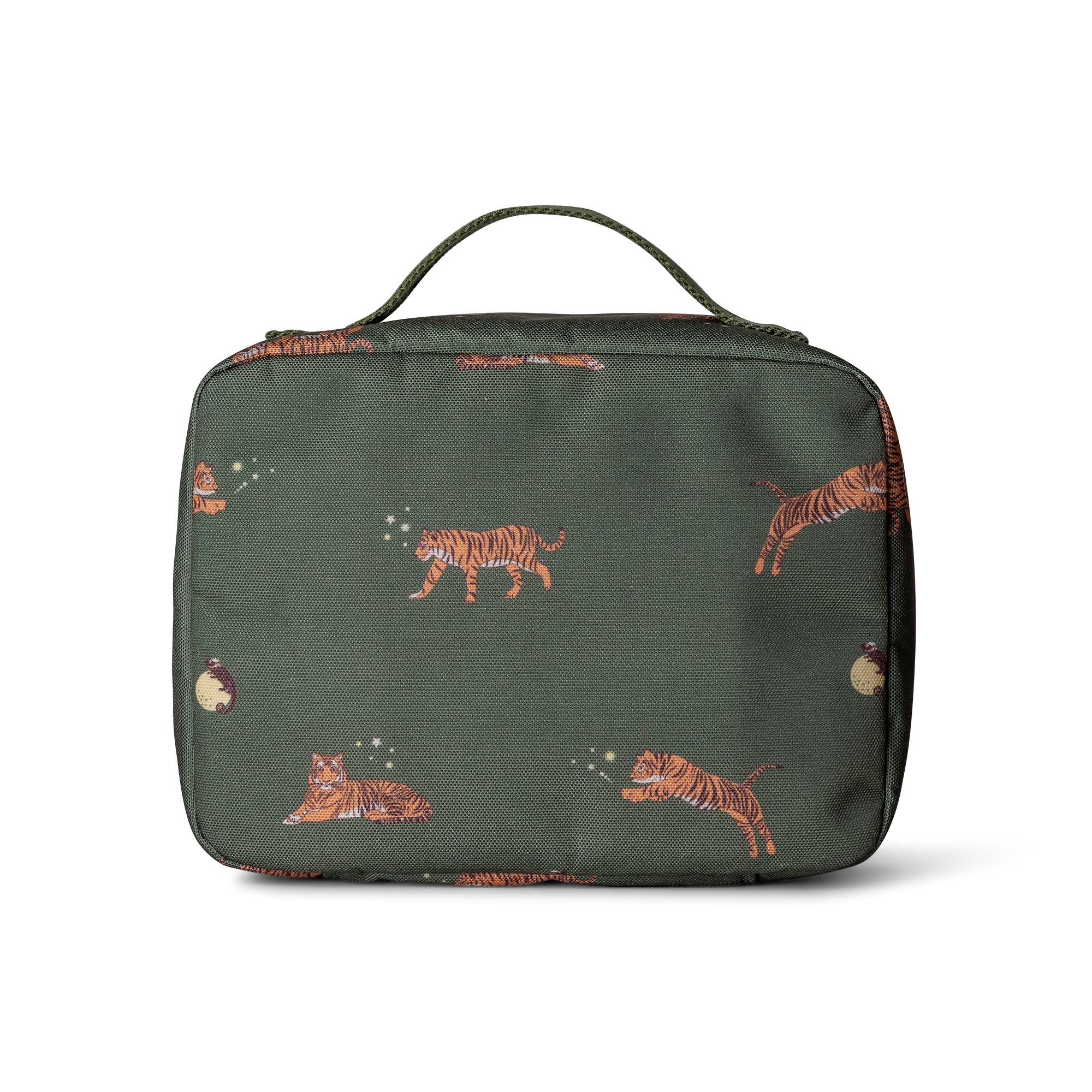 Torba lunchowa Citron Tiger – izolowana, lekka i pojemna, z motywem tygrysów
