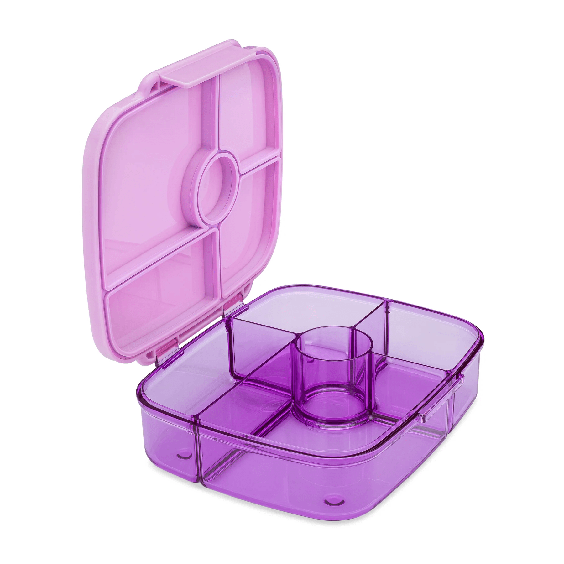 Fioletowy lunchbox Yumbox Go Kyoto Purple z czterema przegródkami