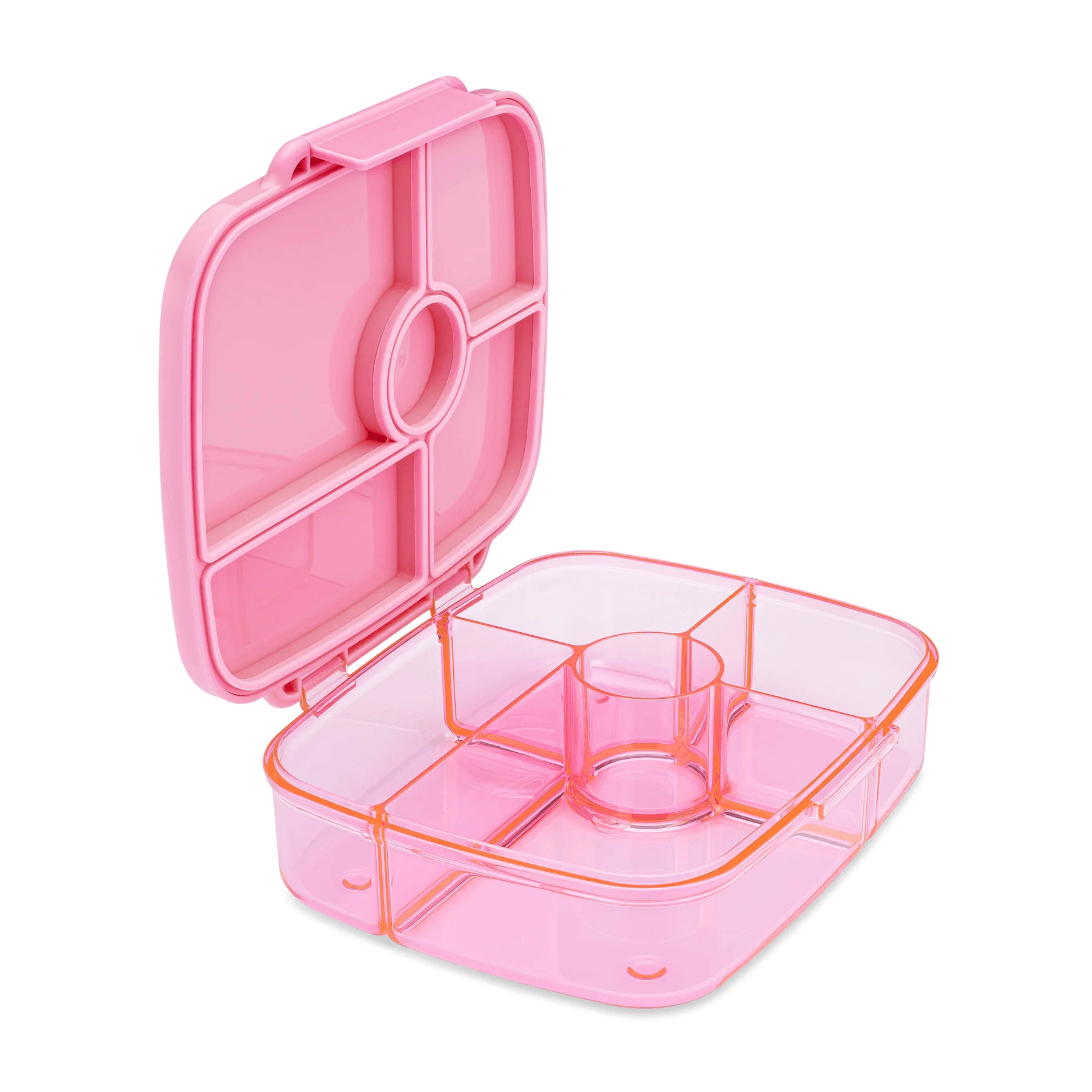 Różowy lunchbox Yumbox Go Sydney Pink z czterema przegródkami