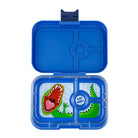 Yumbox Panino śniadaniówka dla dzieci Surf Blue/Dino– 4 przegródki, szczelna pokrywka, idealny lunchbox do szkoły i przedszkola, kolor: niebieski