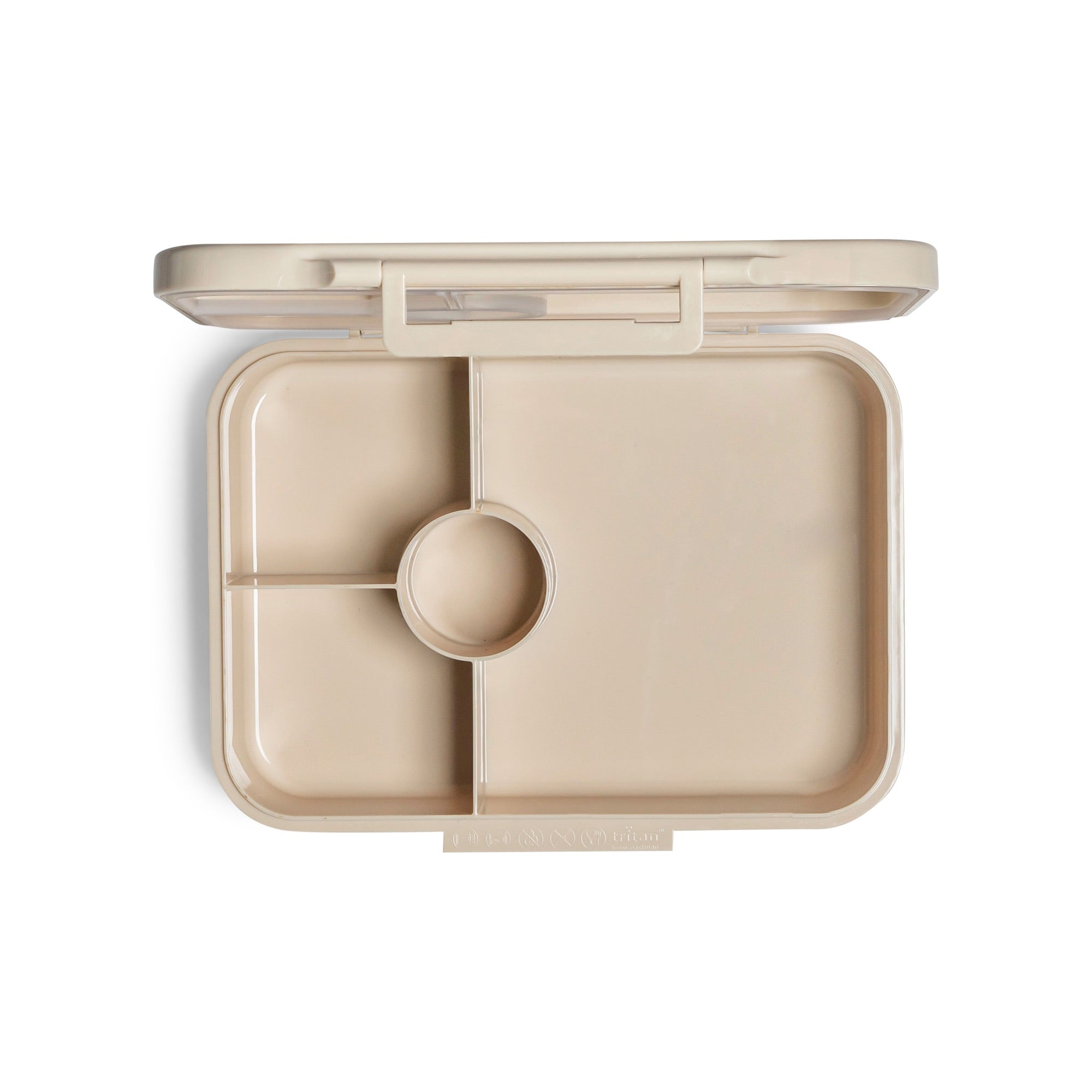 Lunchbox tritanowy Citron Ballerina 4-komorowy, 700 ml – szczelny, lekki, bez BPA, wzór: baleriny, z pojemnikiem na sos