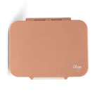 Lunchbox tritanowy Citron Blush Pink 4-komorowy, 700 ml – szczelny, lekki, bez BPA, z pojemnikiem na sos