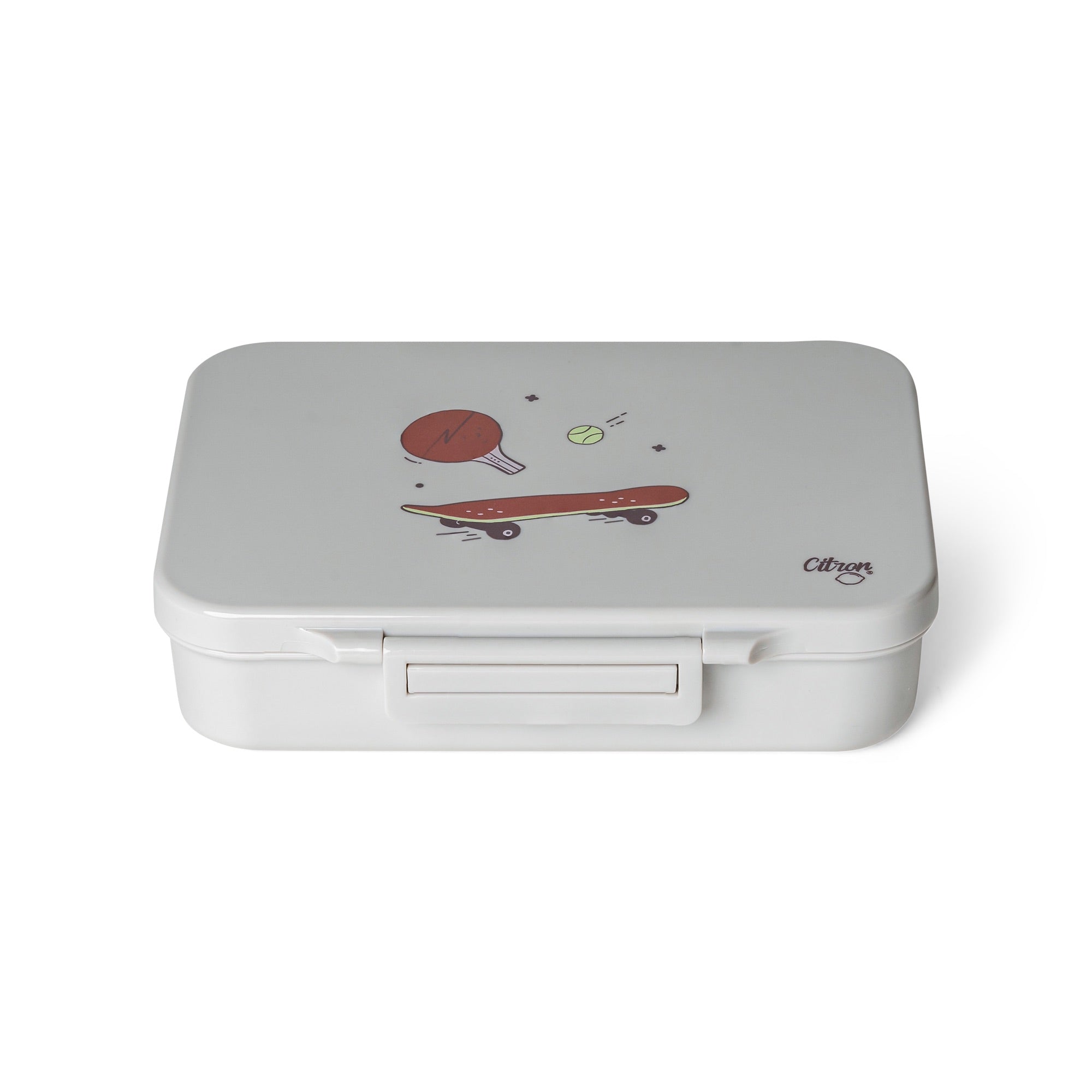 Lunchbox tritanowy Citron Cool Kid 4-komorowy, 700 ml – szczelny, lekki, bez BPA, z pojemnikiem na sos