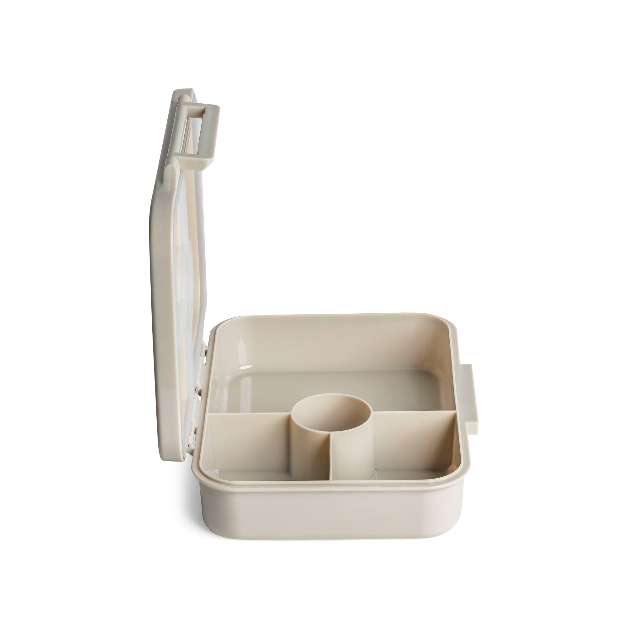 Lunchbox tritanowy Citron Vehicles 4-komorowy, 700 ml – szczelny, lekki, bez BPA, wzór: pojazdy, z pojemnikiem na sos