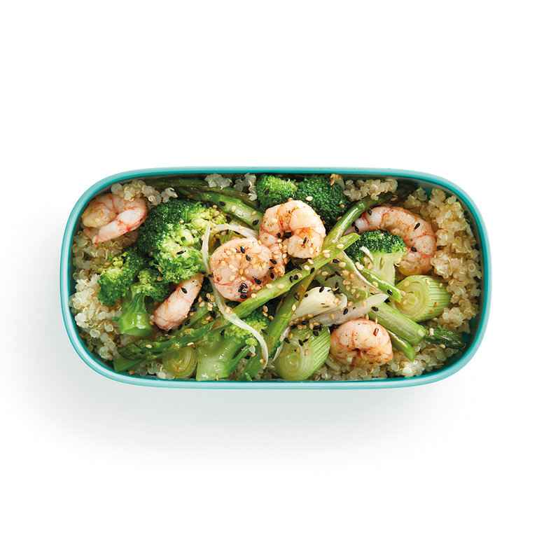 Lunchbox z przegródka Lekue To Go – szczelny, praktyczny i bez BPA, kolor: turkusowy