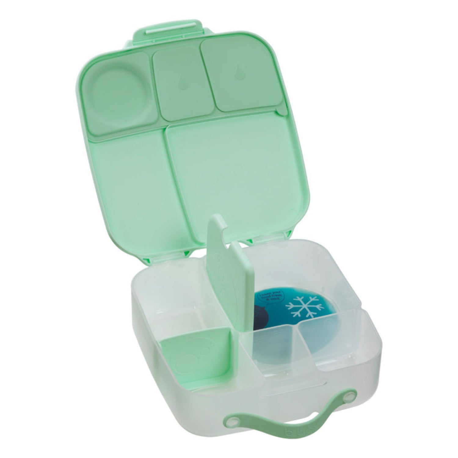 Lunchbox z przegródkami B.box  –  bez BPA, szczelny, pojemny i idealny na cały dzień, kolor: miętowy
