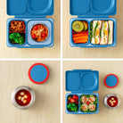 Lunchbox z termosem OmieBox Up Cosmic Blue – szczelny, pojemny i stylowy, idealny do szkoły i pracy