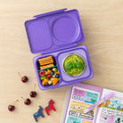 Lunchbox z termosem OmieBox Up Glaxy Purple – szczelny, pojemny i stylowy, idealny do szkoły i pracy