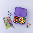 Lunchbox z termosem OmieBox Up Glaxy Purple – szczelny, pojemny i stylowy, idealny do szkoły i pracy