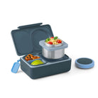 Lunchbox z termosem OmieBox Up Graphite – szczelny, pojemny i stylowy, idealny do szkoły i pracy