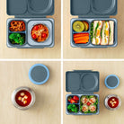 Lunchbox z termosem OmieBox Up Graphite – szczelny, pojemny i stylowy, idealny do szkoły i pracy