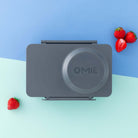 Lunchbox z termosem OmieBox Up Graphite – szczelny, pojemny i stylowy, idealny do szkoły i pracy