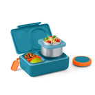 Lunchbox z termosem OmieBox Up Teal Green– szczelny, pojemny i stylowy, idealny do szkoły i pracy
