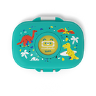 Monbento Gram Dino  – kompaktowy lunchbox dla dzieci. Lekki, szczelny i bez BPA. Idealny na kanapki, owoce i przekąski do szkoły i na wycieczkę, wzór: dinozaury