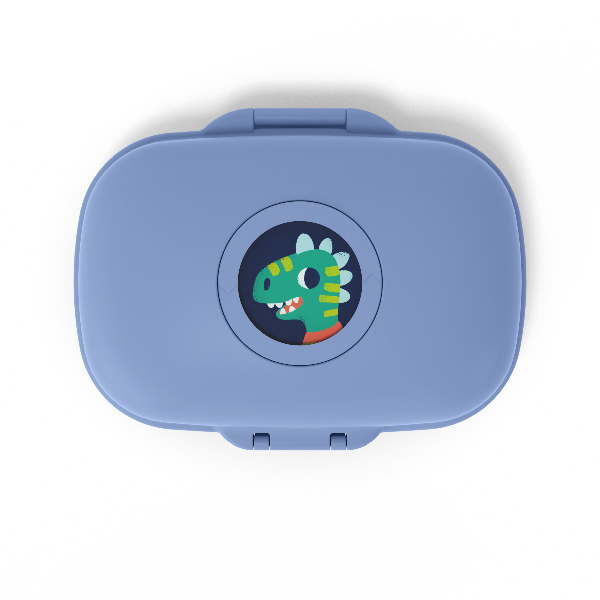 Monbento Gram Infinity – kompaktowy lunchbox dla dzieci. Lekki, szczelny i bez BPA. Idealny na kanapki, owoce i przekąski do szkoły i na wycieczkę, kolor: niebieski