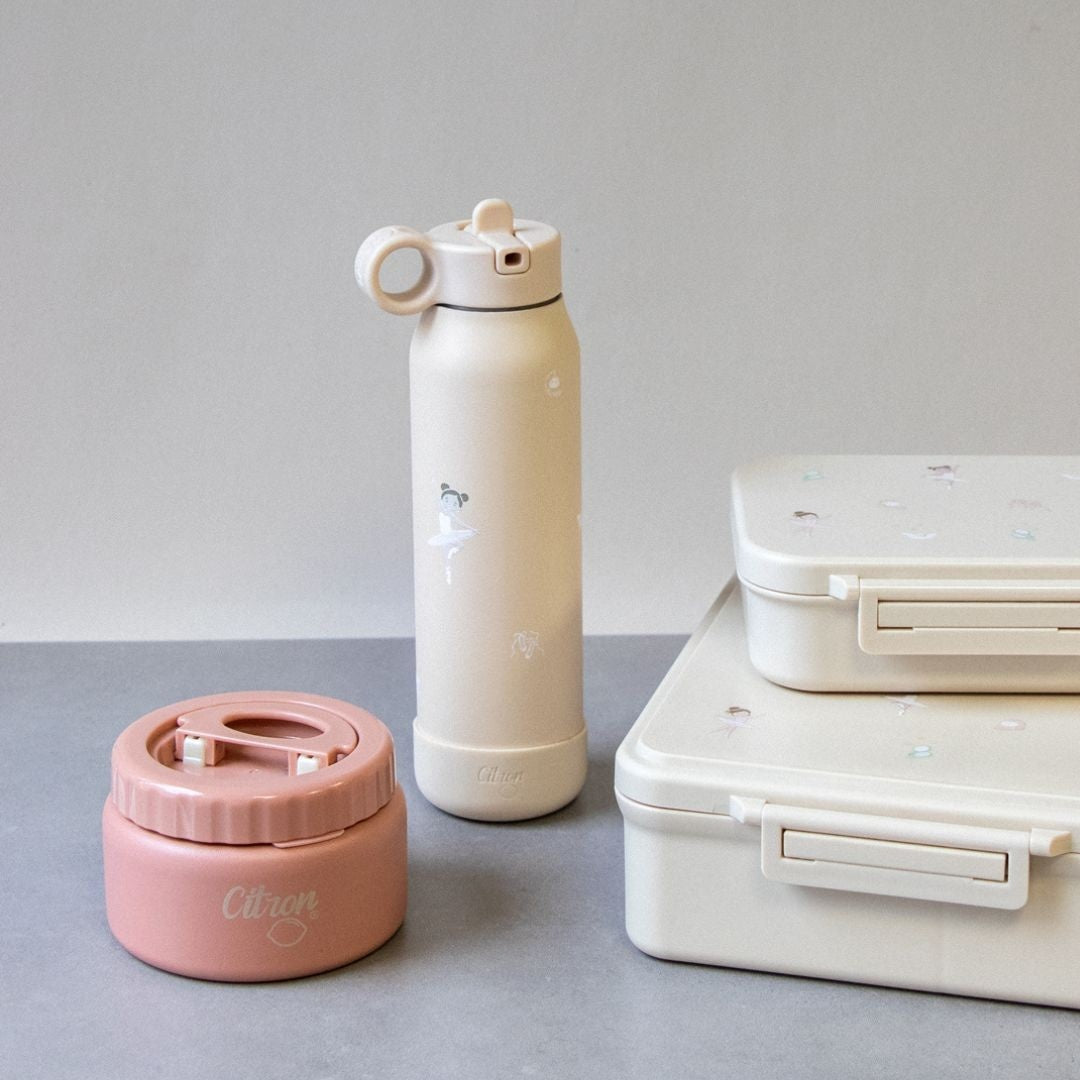 Termos Citron Small Food Jar Blush Pink 250 ml – stal nierdzewna, szczelny, bez BPA, dla dzieci i dorosłych, trzyma ciepło do 6h