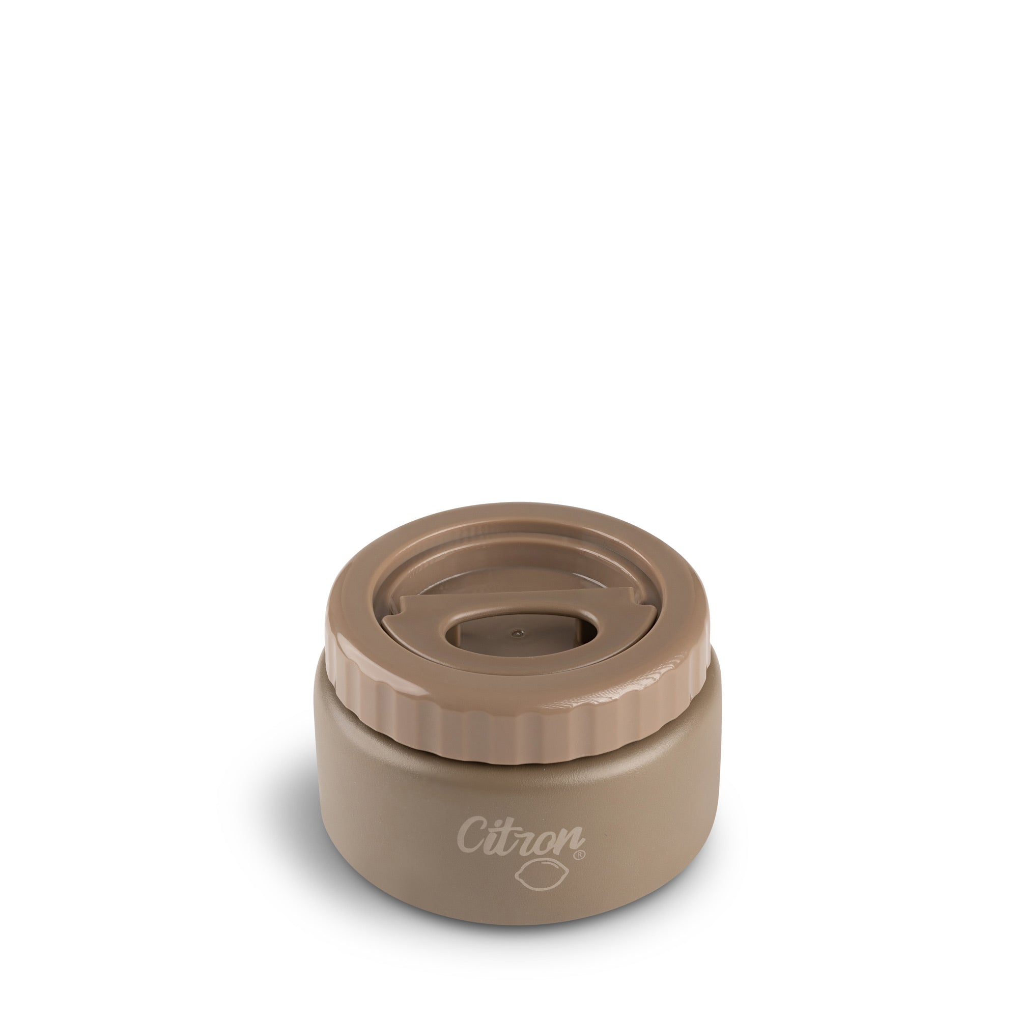 Termos Citron Small Food Jar Brown 250 ml – stal nierdzewna, szczelny, bez BPA, brązowy, dla dzieci i dorosłych, trzyma ciepło do 6h