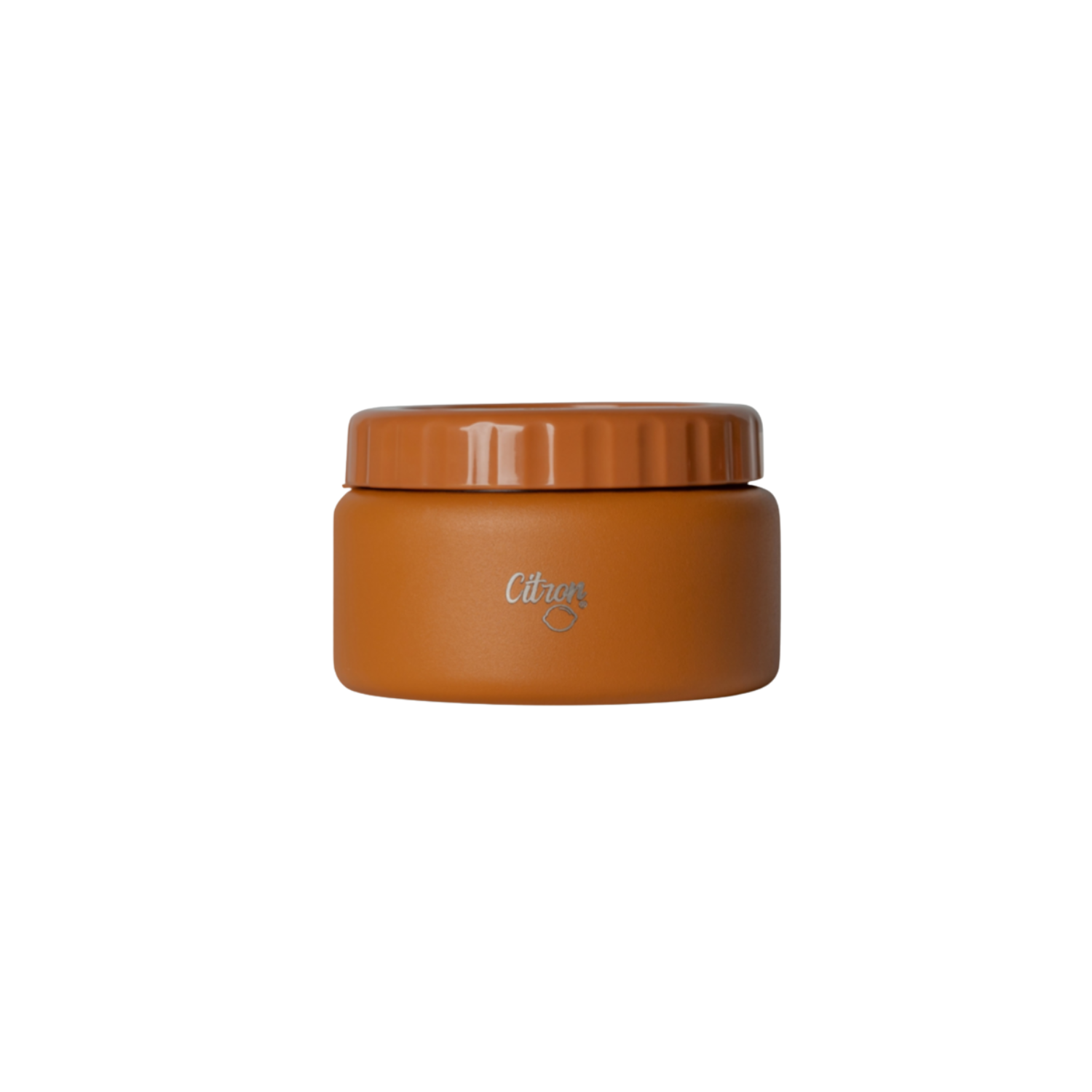 Termos Citron Small Food Jar Caramel 250 ml – stal nierdzewna, szczelny, bez BPA, dla dzieci i dorosłych, trzyma ciepło do 6h