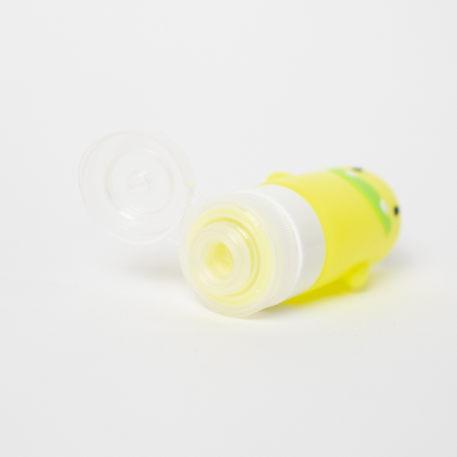 Mini butelki na sos Yumbox – kolorowe potworki, szczelne i łatwe w użyciu przez dzieci, kolor: zielony