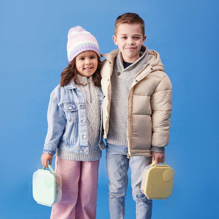 B.box Mini Lunchbox z dwiema szczelnymi przegrodami na owoce i jogurt