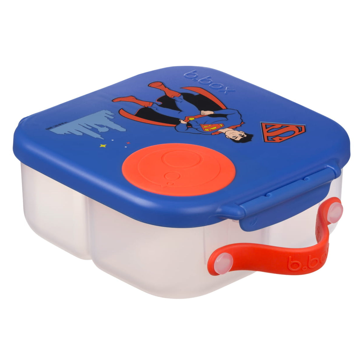 Średni b-box mini lunchbox Superman – kompaktowe pudełko śniadaniowe dla dzieci