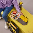Mini lunchbox B.box – kompaktowy, szczelny i idealny na drugie śniadanie, wzór: Batman