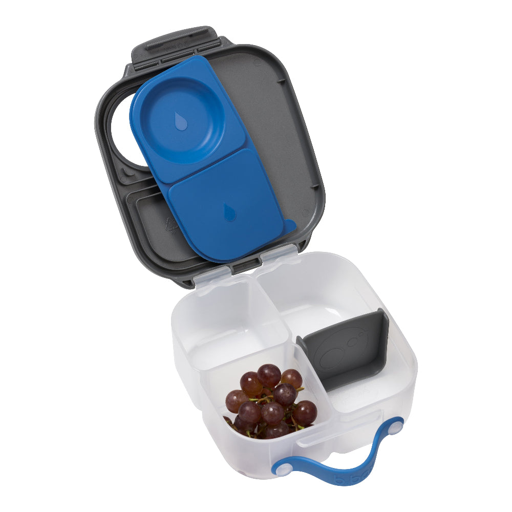 Mini lunchbox B.box – kompaktowy, szczelny i idealny na drugie śniadanie, kolor: szary