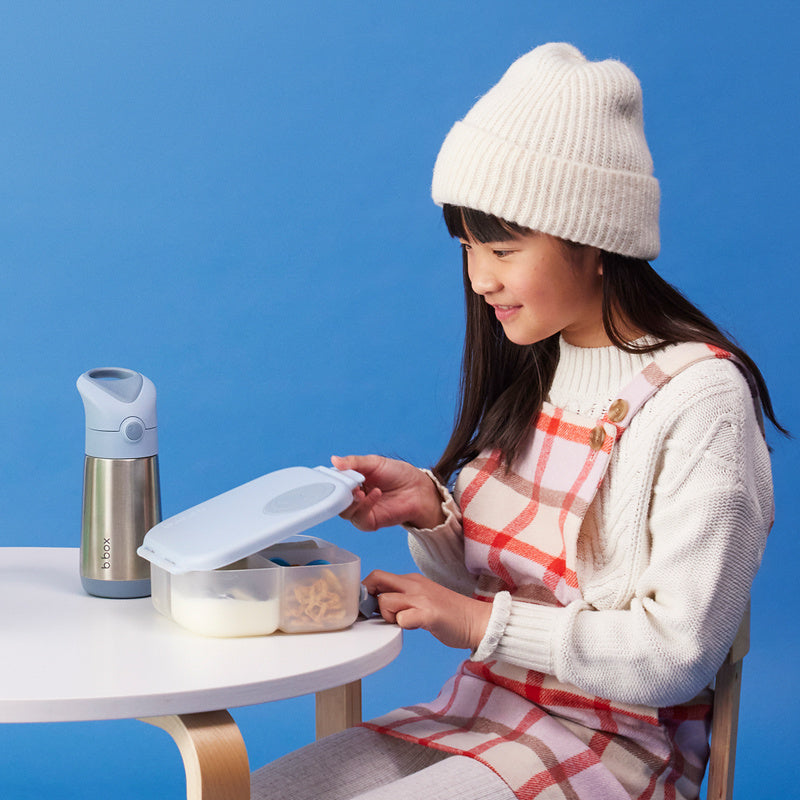 Mini lunchbox B.box – kompaktowy, szczelny i idealny na drugie śniadanie, kolor: niebieski