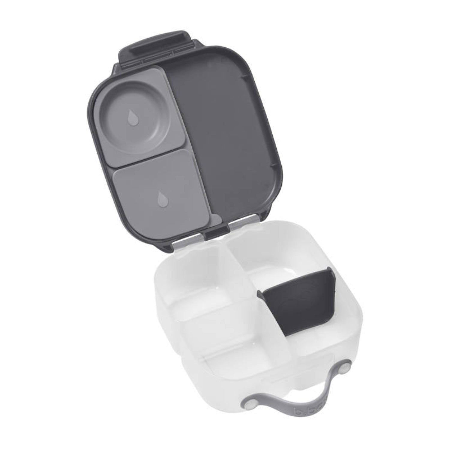 Mini lunchbox B.box – kompaktowy, szczelny i idealny na drugie śniadanie, kolor: szary