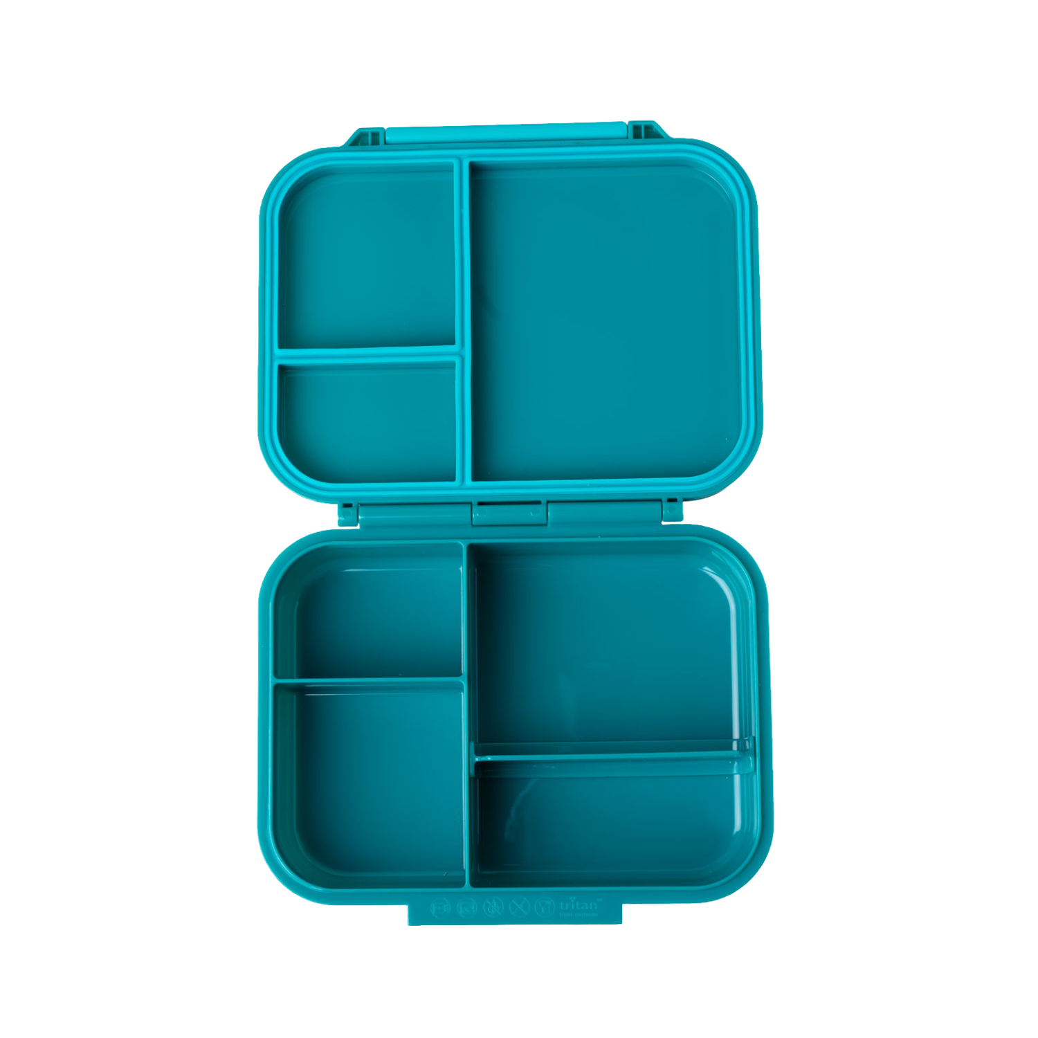 Lekkabox Classic Petrol – lekka mini śniadaniówka z 3 przegródkami, szczelna i bez BPA, idealna do szkoły, przedszkola i pracy.