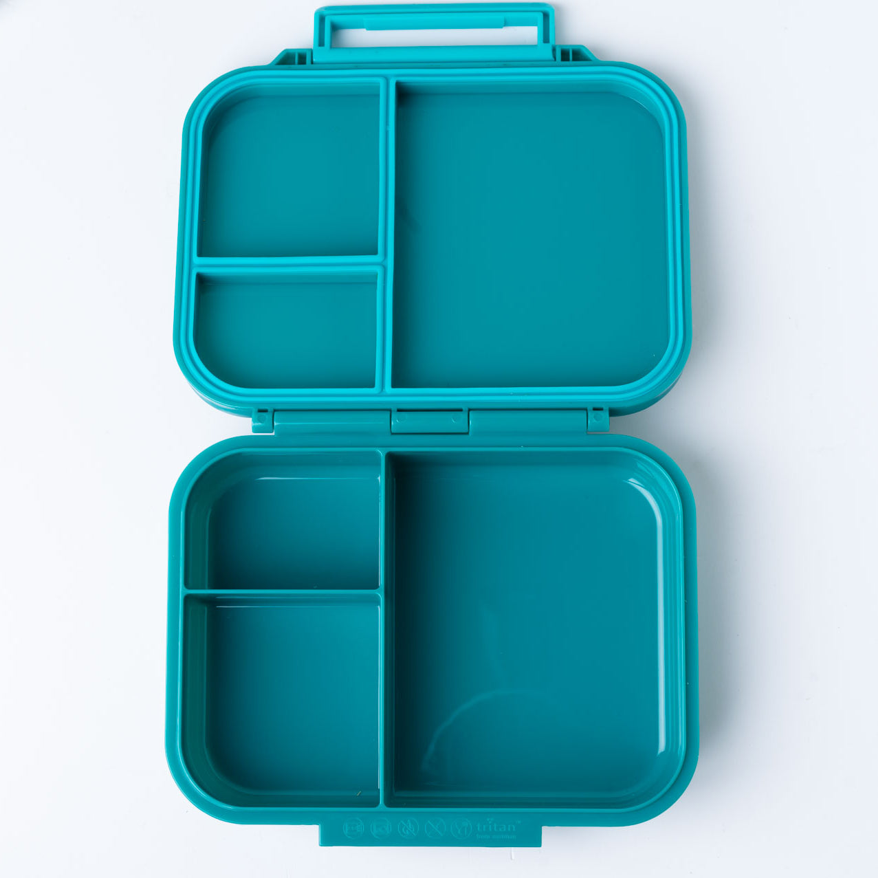 Lekkabox Classic Petrol – lekka mini śniadaniówka z 3 przegródkami, szczelna i bez BPA, idealna do szkoły, przedszkola i pracy.