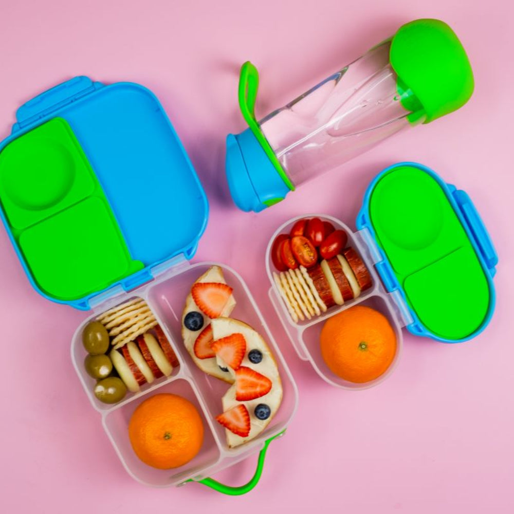 Mini lunchbox B.box – kompaktowy, szczelny i idealny na drugie śniadanie, kolor: niebieski